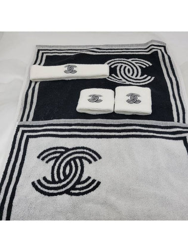 CC Logo Tennis Hairband Adae Towel 4pcs Set AA9752B 15241 NT920 - CHANEL - BALAAN 1