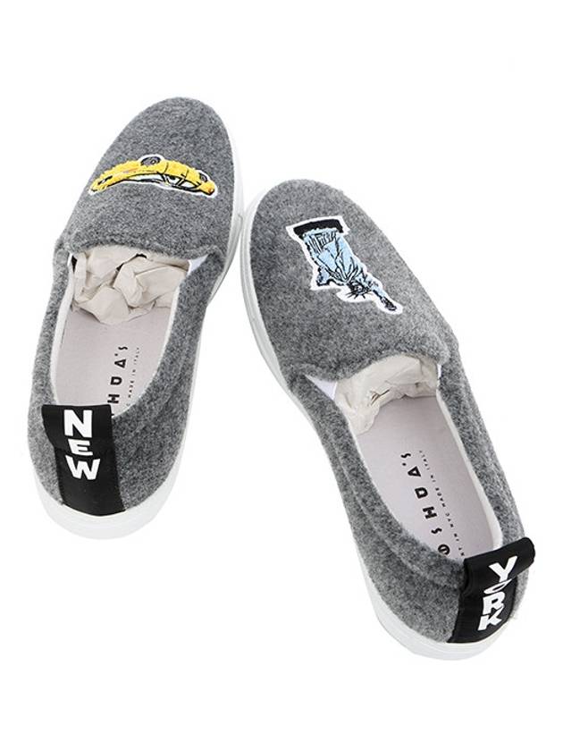 Waffen Slip Ons Grey - JOSHUA SANDERS - BALAAN 7