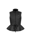 Telemaco Logo Padding Vest Black - DUVETICA - BALAAN 1