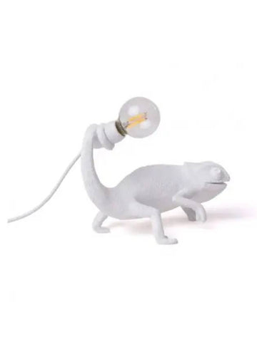 LI Chameleon Lamp Steel 17x9x14 White - SELETTI - BALAAN 1