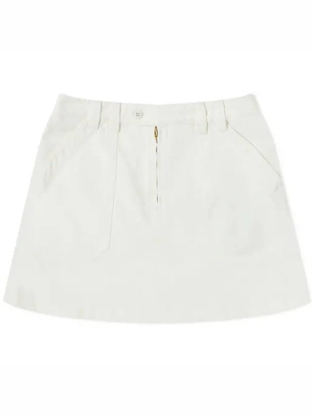 Sarah Short A-line Skirt White - A.P.C. - BALAAN 2