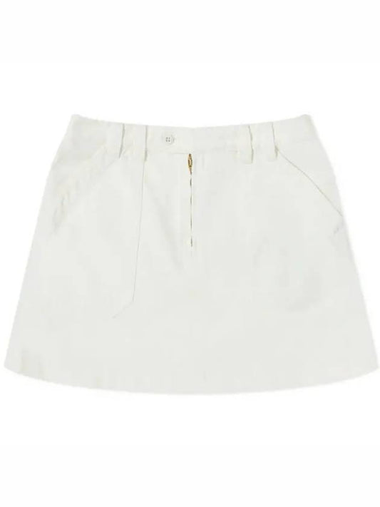 Sarah Short A-line Skirt White - A.P.C. - BALAAN 2