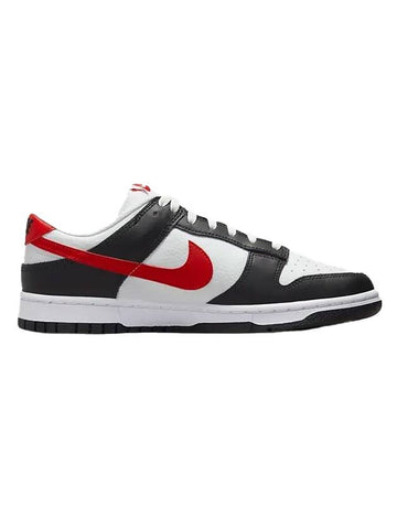 Dunk Retro Low Top Sneakers White Black - NIKE - BALAAN 1