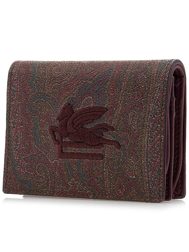 Paisley Card Wallet Brown - ETRO - BALAAN 3