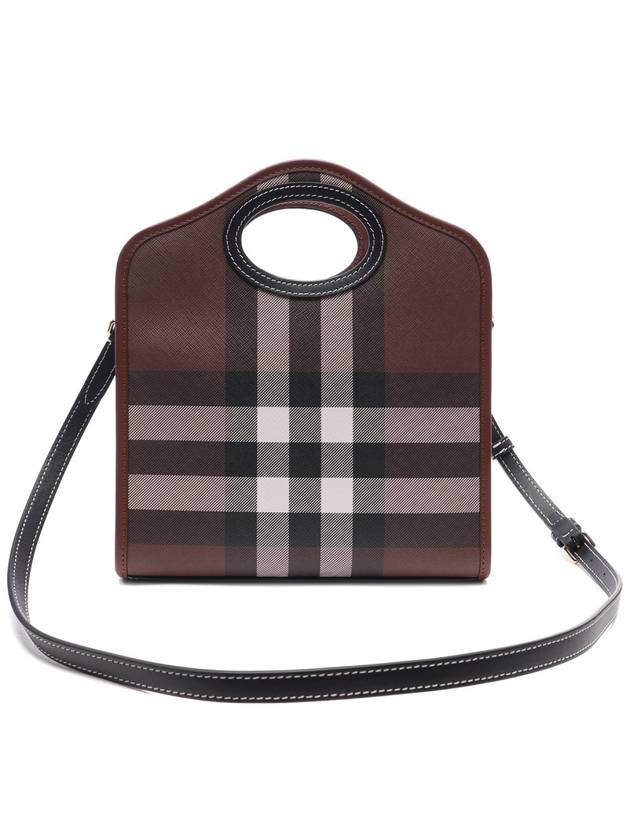 Mini Pocket Tote Bag Brown - BURBERRY - BALAAN 5