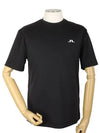 Ade Crew Neck Short Sleeve T-Shirt Black - J.LINDEBERG - BALAAN 2