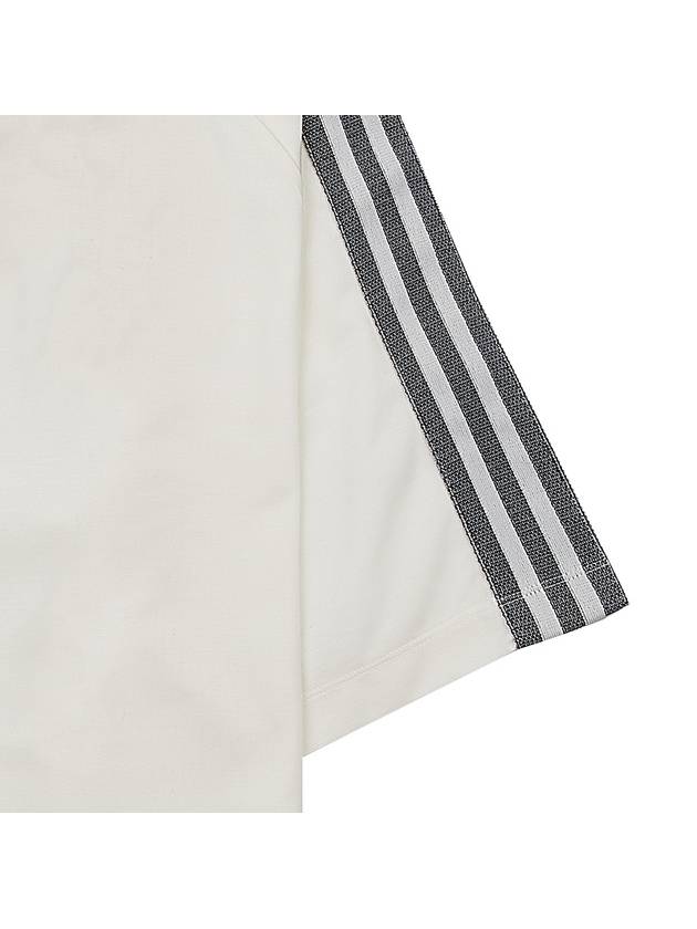 3 Stripe Short Sleeve T-Shirt Off White - Y-3 - BALAAN 7