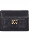 GG Matelassé Card Wallet Black - GUCCI - BALAAN 2