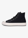 Toile Iconographe High Top Sneakers Black - VALENTINO - BALAAN 2