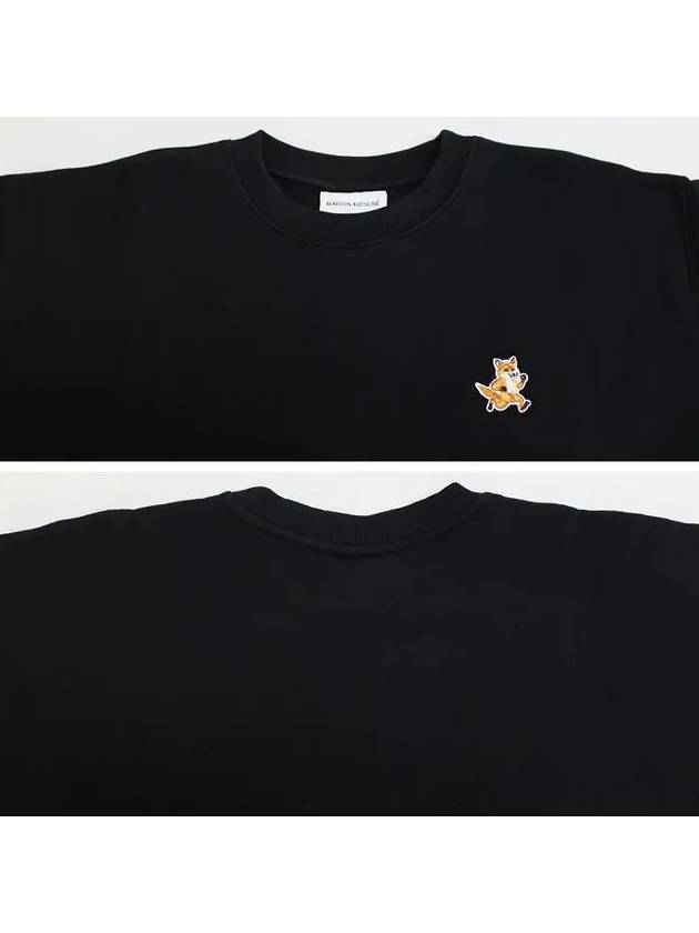 Speedy Fox Patch Comfort Sweatshirt Black - MAISON KITSUNE - BALAAN 6