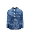 Pocket Denim Long Sleeve Shirt Blue - MARNI - BALAAN 2