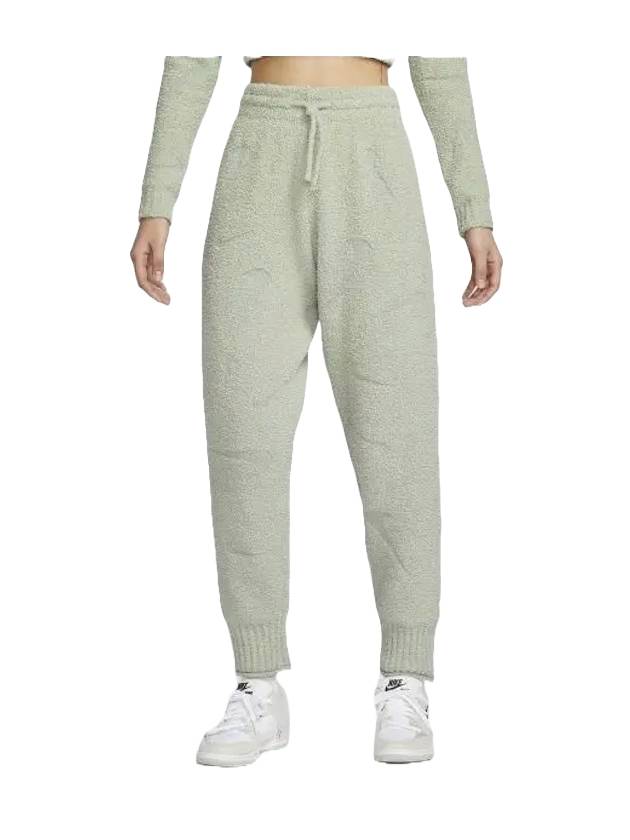 Sportswear Phoenix Cozy Bouclé High Waist Oversized Knit Pants Jade Horizon - NIKE - BALAAN 1