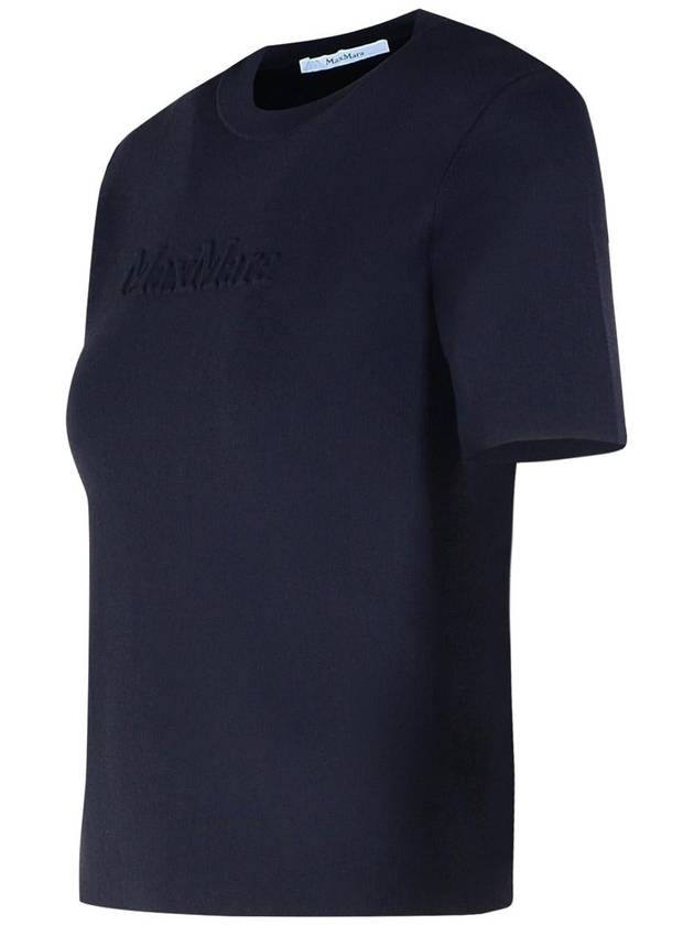 Max Mara 'Segale' Black Viscose Blend T-Shirt - MAX MARA - BALAAN 2