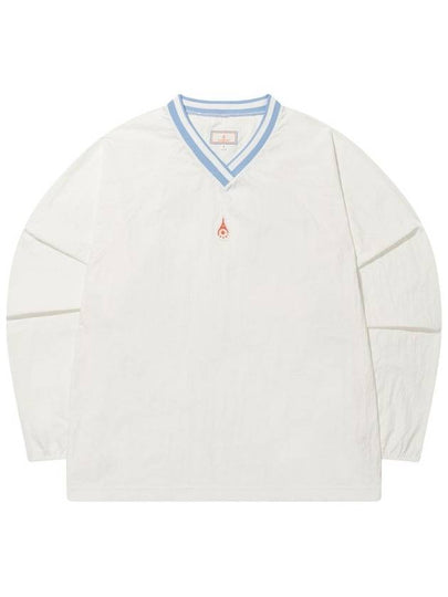 Women s Sporty Wappen Woven Sweatshirt White - ROND&DEMARRER - BALAAN 2