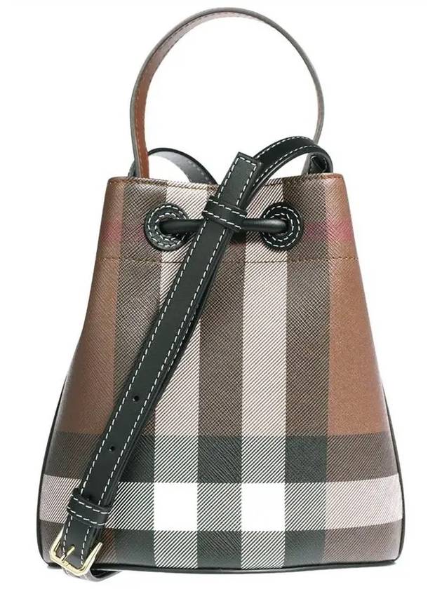 TB Mini Bucket Bag Dark Birch Brown - BURBERRY - BALAAN 4