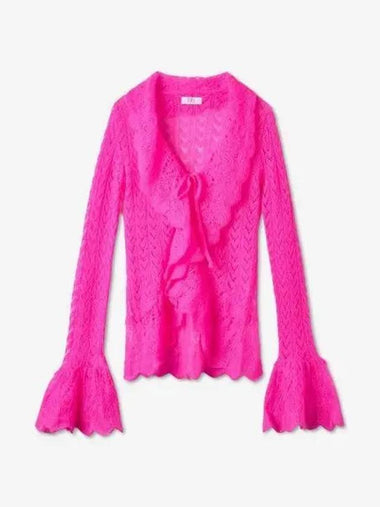 Croquette knit cardigan pink 06N103PINK - ERL - BALAAN 1