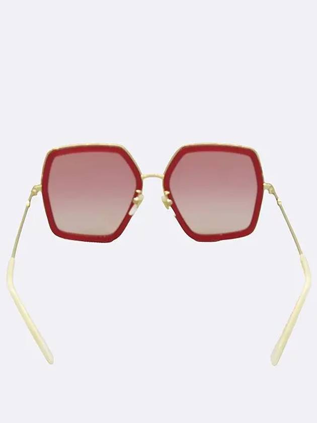 GG0106S square frame metal sunglasses - GUCCI - BALAAN 4