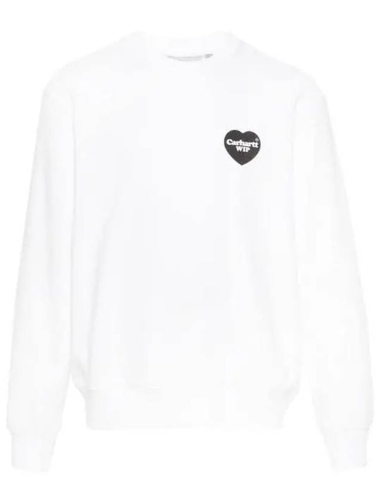 WIP I033246 00A Heart Bandana Logo Sweatshirt - CARHARTT - BALAAN 1