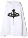 Spray ORB Logo Print Hoodie White - VIVIENNE WESTWOOD - BALAAN 2