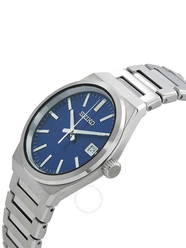 Classic Quartz Watch Silver Blue - SEIKO - BALAAN 3