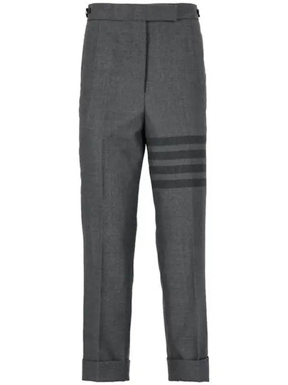 4-Bar Wool Crop Pants Grey - THOM BROWNE - BALAAN 2