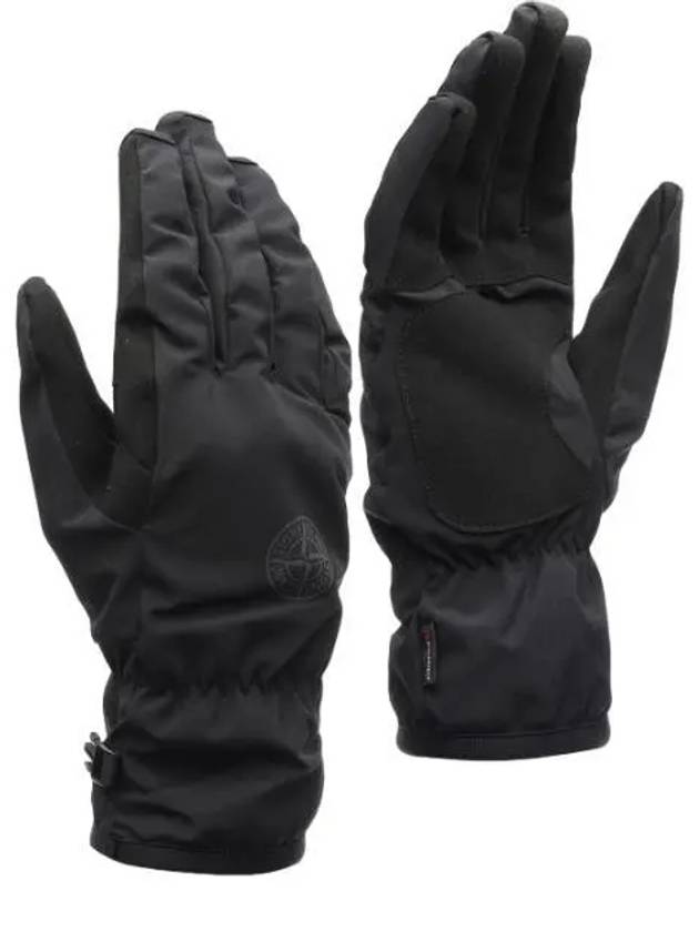 Gloves Soft Shell Idai Effect Recycled Polyester Polartec Lining - STONE ISLAND - BALAAN 1