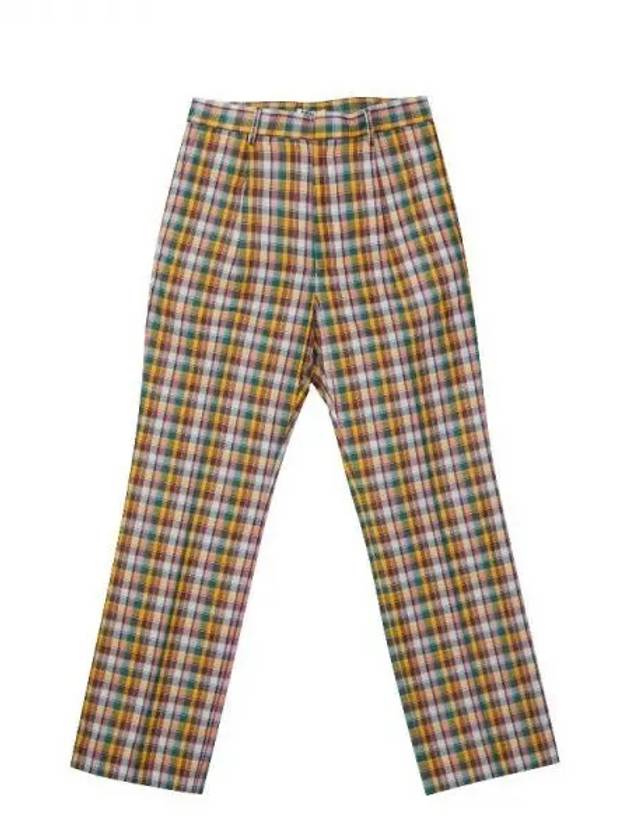 Madras check cotton pants 271070 - AURALEE - BALAAN 1