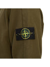 Compass Logo Patch Hoodie Olive - STONE ISLAND - BALAAN 9