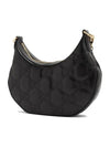 GG Matelasse Half Moon Small Shoulder Bag Black - GUCCI - BALAAN 4