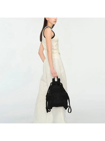 Zero Black Edition Bow Backpack Glitter Black - PLEATSMAMA - BALAAN 2