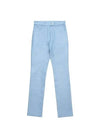 Cotton Blend Straight Pants Blue - COURREGES - BALAAN 2