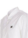 Fox Head Patch Button Down Long Sleeve Shirt White - MAISON KITSUNE - BALAAN 5