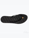 Kira Logo Flip Flops Black - TORY BURCH - BALAAN 2