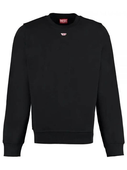 Mini D Patch Sweatshirt Black - DIESEL - BALAAN 1