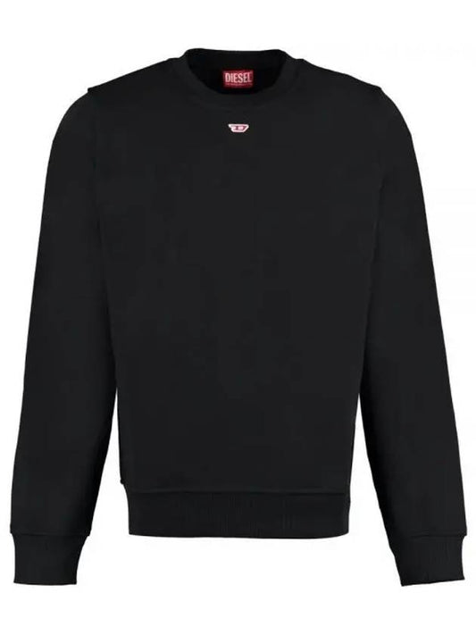 Mini D Patch Sweatshirt Black - DIESEL - BALAAN 2