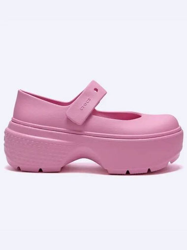 Stomp Mary Jane Flats Pink - CROCS - BALAAN 1