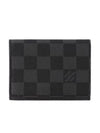 Damier Graphite Envelope Business Card Wallet Black - LOUIS VUITTON - BALAAN 5