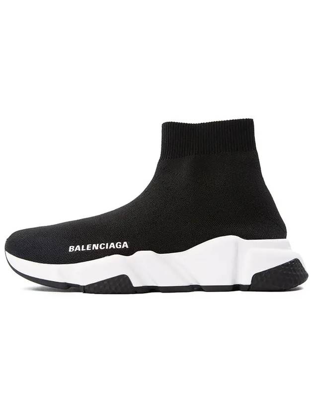 Speed Trainer  High Top Sneakers Black White - BALENCIAGA - BALAAN 3