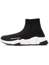 Speed Trainer  High Top Sneakers Black White - BALENCIAGA - BALAAN 3