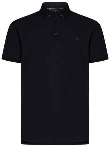 Pegaso Paisley Polo Shirt Black - ETRO - BALAAN 1