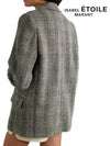 Check Pattern Jacket Grey - ISABEL MARANT ETOILE - BALAAN 5