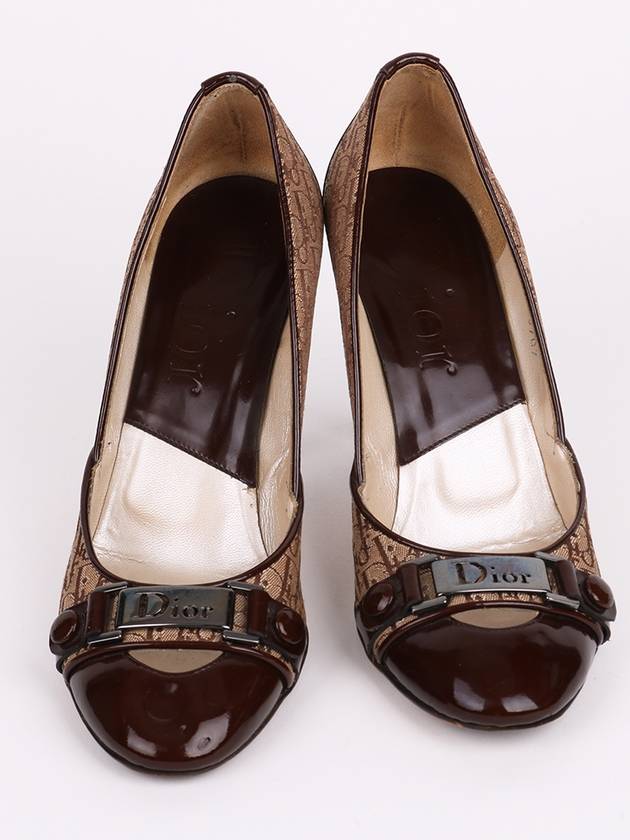 Christian logo pattern brown women s shoes - DIOR - BALAAN 3