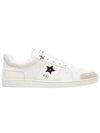 Star Leather Low Top Sneakers White - DIOR - BALAAN 2