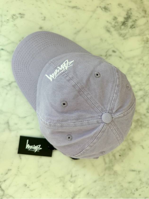 Stock Low Pro Ball Cap Grape - STUSSY - BALAAN 4