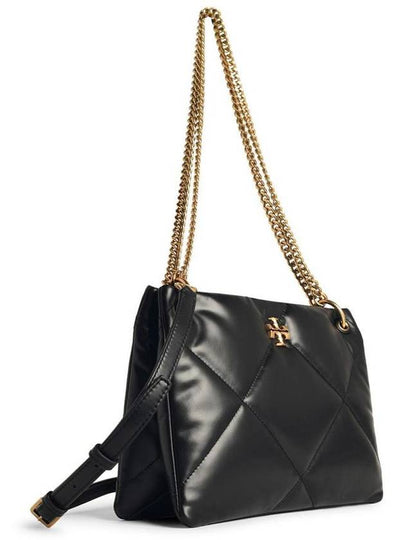 Tory Burch 'Kira' Black Leather Shopping Bag - TORY BURCH - BALAAN 2