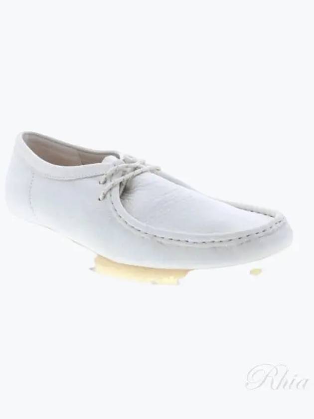 Originals Wallabee Nubuck Leather Loafers White - CLARKS - BALAAN 2