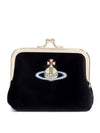 EMBROIDERED FRAME COIN PURSE 56010006W W00ZL N401 ORB - VIVIENNE WESTWOOD - BALAAN 1