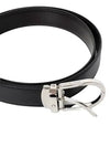 Horseshoe Buckle 30mm Reversible Leather Belt Black Brown - MONTBLANC - BALAAN 3