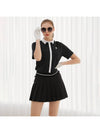 SET Women s Planket T shirt Cheek Pocket Pleated Skirt - HOLIC&PLAY - BALAAN 3