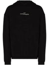 Riverse Embroidered Logo Hoodie Black - MAISON MARGIELA - BALAAN 2